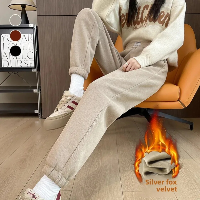 Corduroy Pant Warm - Winter New Thickened Fleece Lined Trousers