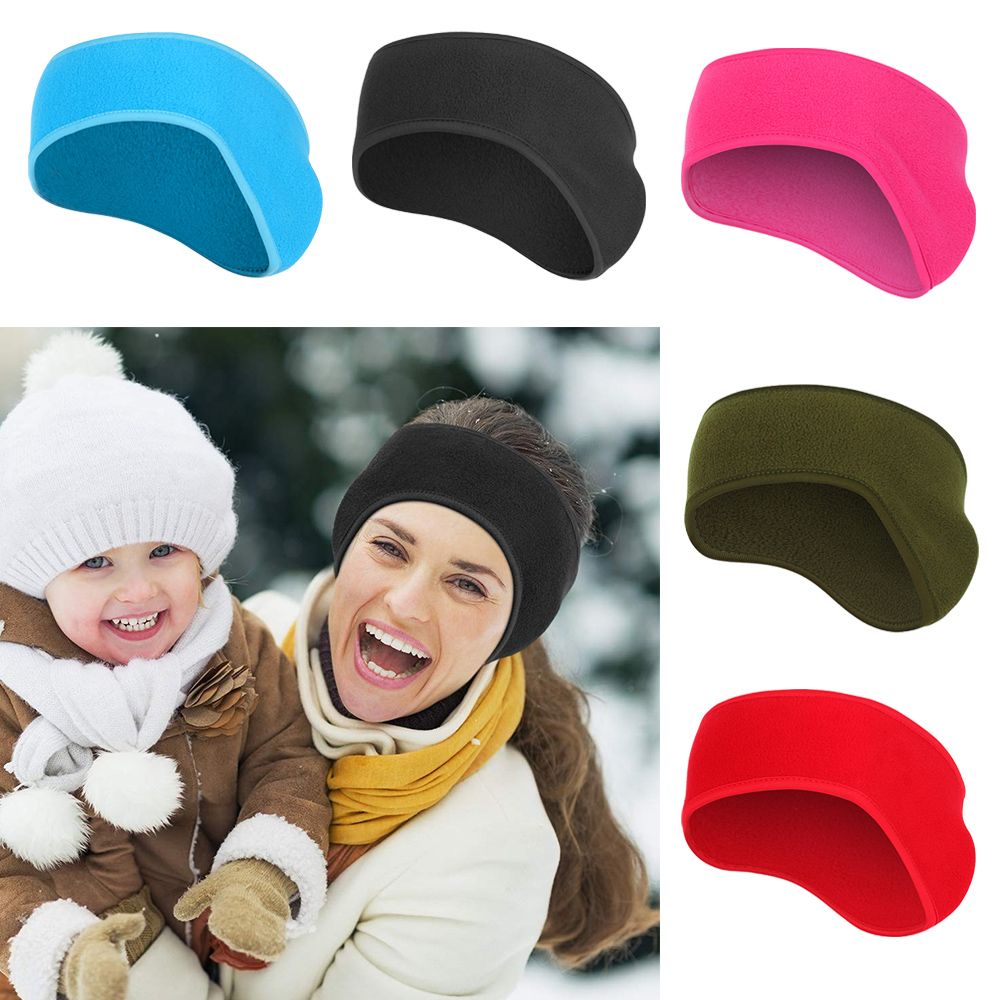 1Pcs Hair Bands Women Girls Fl - Fleece Ear Warmer Band ulasan dan harga