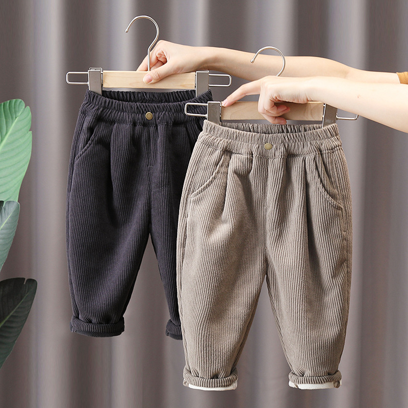 2024 New Boys Thick Corduroy P - Corduroy Pant Warm ulasan dan harga