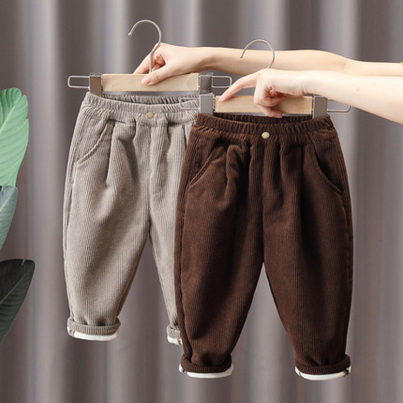 2024 New Boys Thick Corduroy P - Corduroy Pant Warm ulasan dan harga