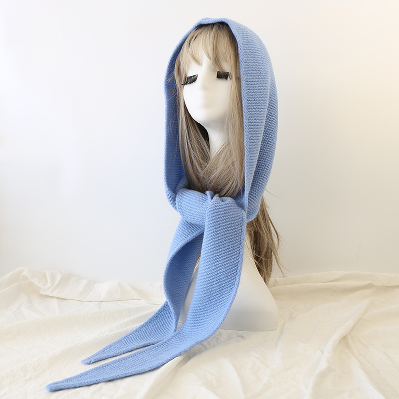 100% Wool Big Sophie Scarf Ove - Knit Beanie Hat Warm ulasan dan harga
