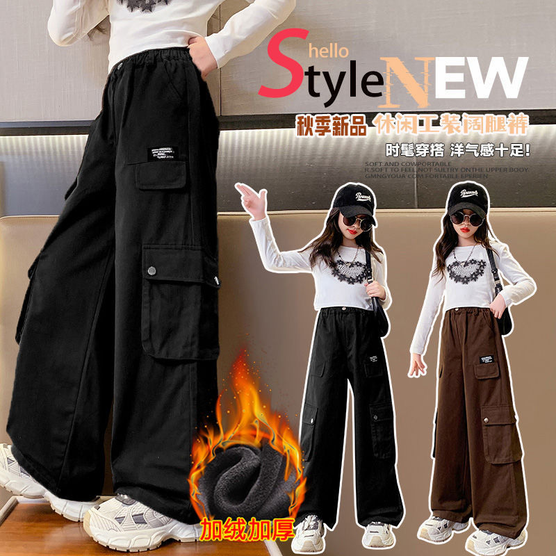 Teenager Girls Winter Cargo Pa - Corduroy Pant Warm ulasan dan harga