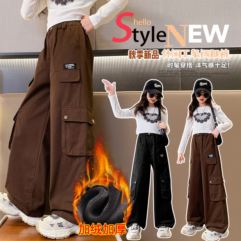 Teenager Girls Winter Cargo Pa - Corduroy Pant Warm ulasan dan harga
