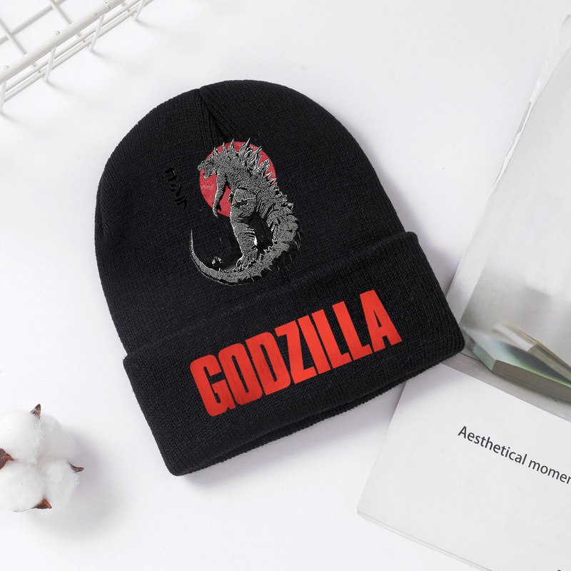 Godzilla Knitted Hat Winter Sp - Knit Beanie Hat Warm ulasan dan harga