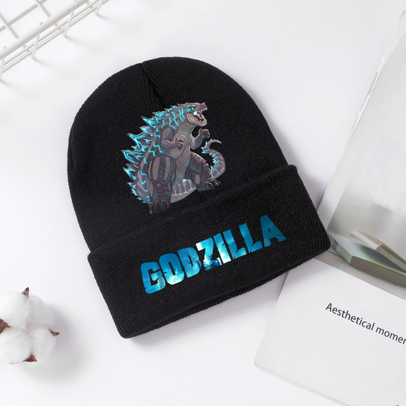 Godzilla Knitted Hat Winter Sp - Knit Beanie Hat Warm ulasan dan harga