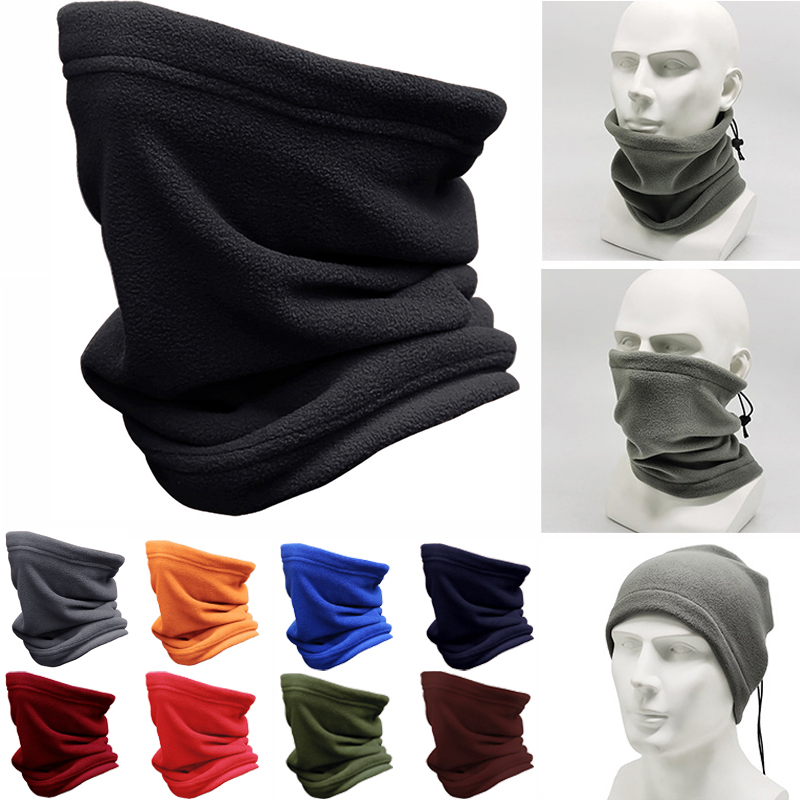 Winter Neck Warmer Men Women T - Neck Gaiter Fleece ulasan dan harga